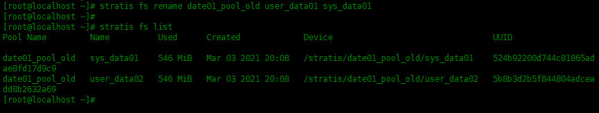 在Centos8 中使用Stratis管理本地存储（二）在Centos8 中使用Stratis管理本地存储（二）