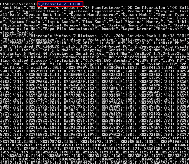 使用Systeminfo显示适用于Windows操作系统的详细系统信息-CSDN博客