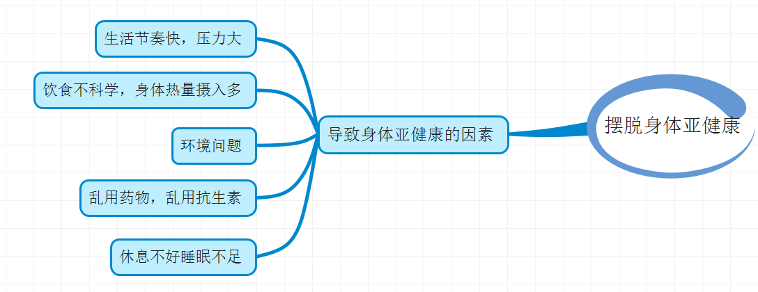 用imindmap制作健康生活计划思维导图