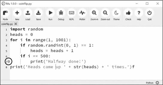 Python 自动化指南（繁琐工作自动化）第二版：十一、调试