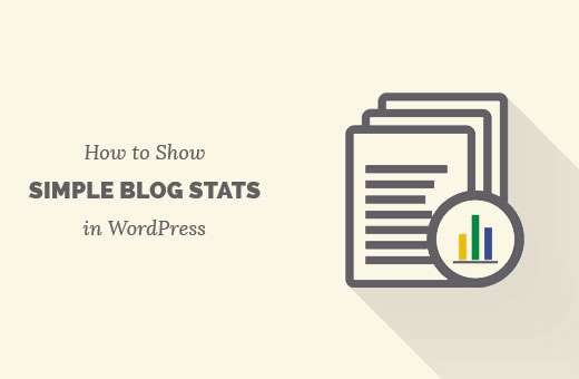 Add simple blog stats in WordPress