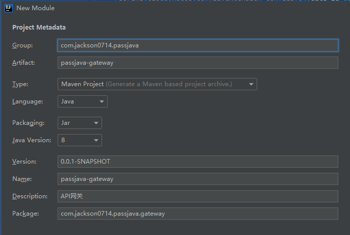 Gateway module