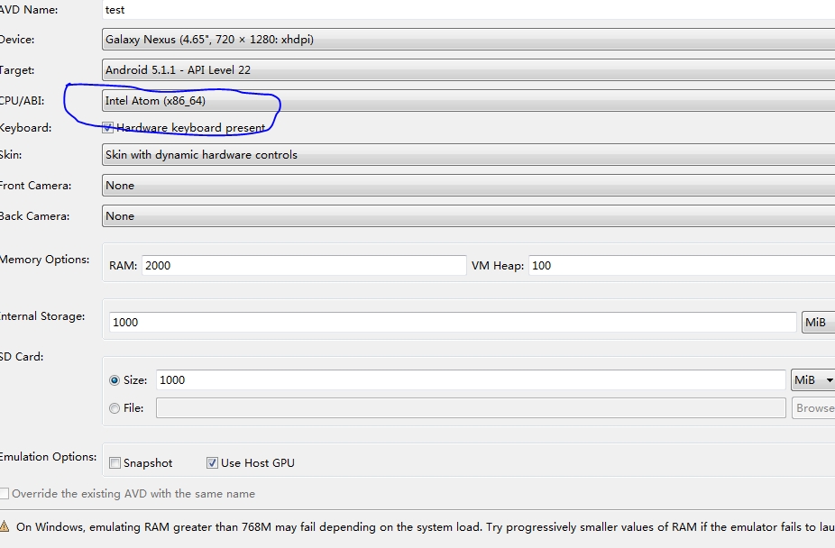 intel android haxm,使用Intel HAXM为 Android模拟器加速