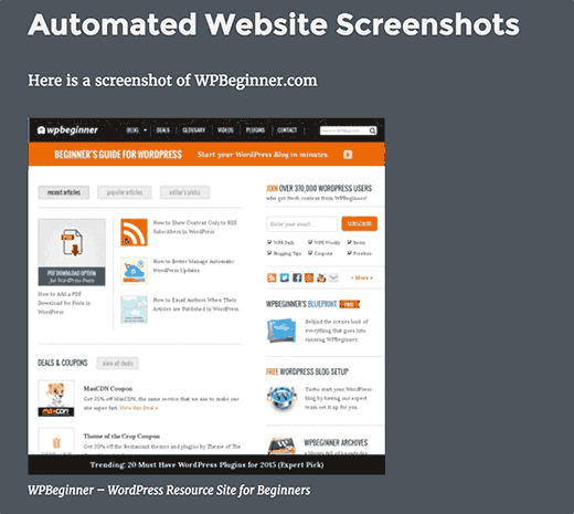 Website screenshot generated with Browser Shots plugin