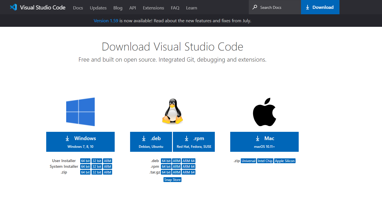 VScode---visual stdio code快速安装教程（Windows系统）