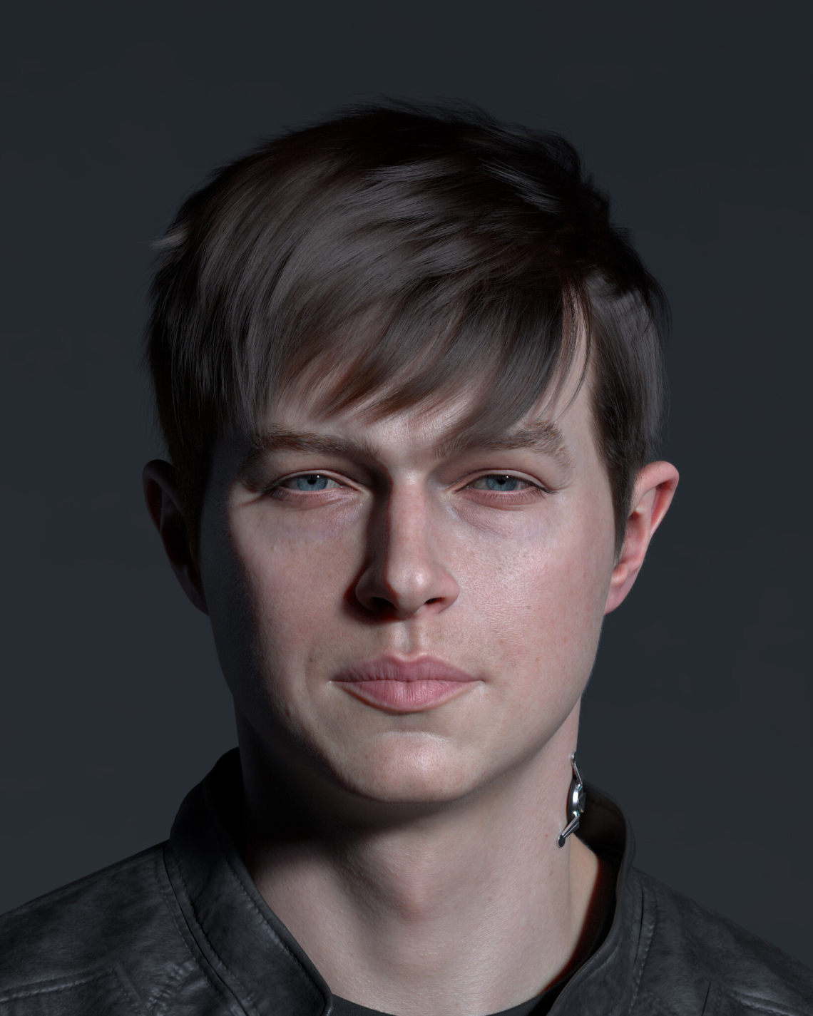 3d模型欣赏次世代美型男写实逼真3d游戏建模教程