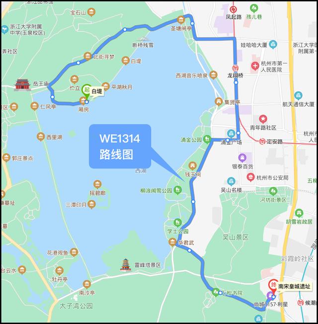 1314路公交车路线图图片