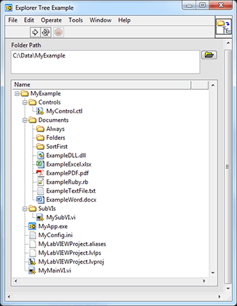 LabVIEW文件和文件夹资源管理器Tree Control_labview打开文件夹和打开文件-CSDN博客
