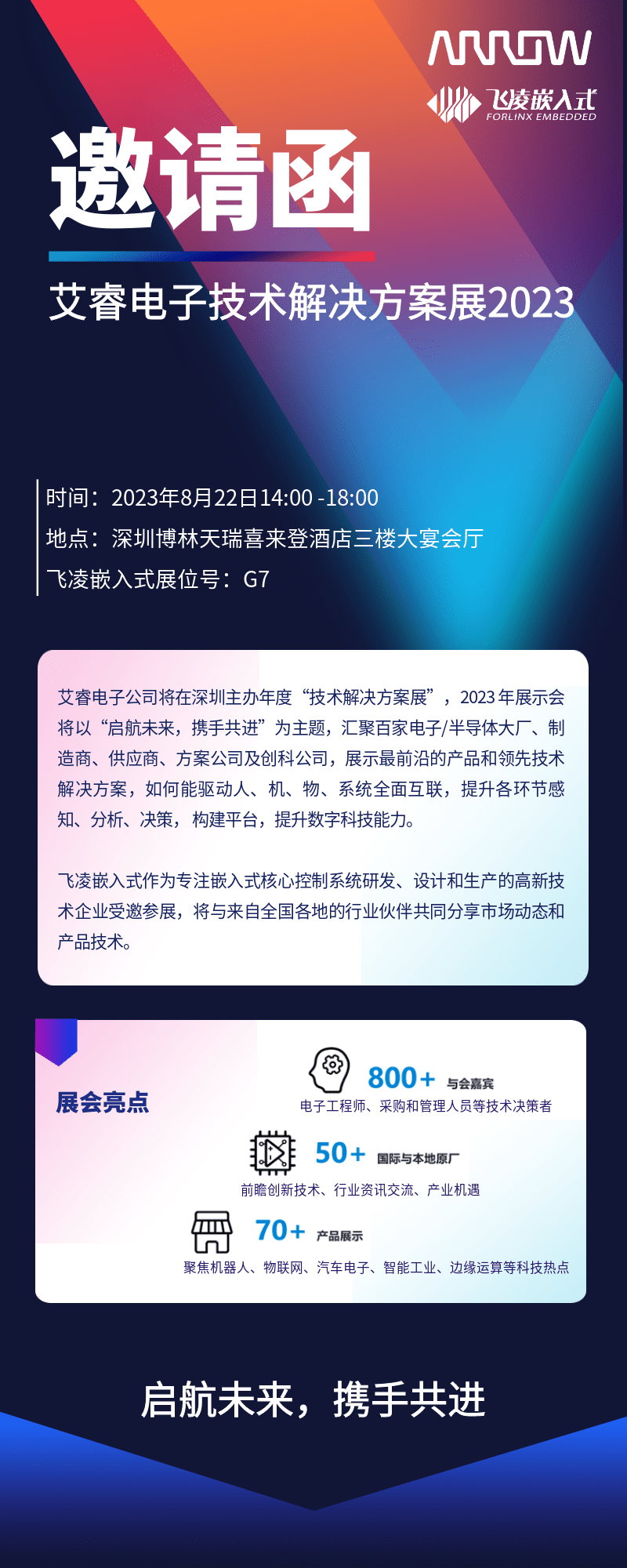 飞凌嵌入式与您相约艾睿电子技术解决方案展