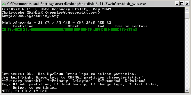 TestDisk-最佳免费数据恢复工具