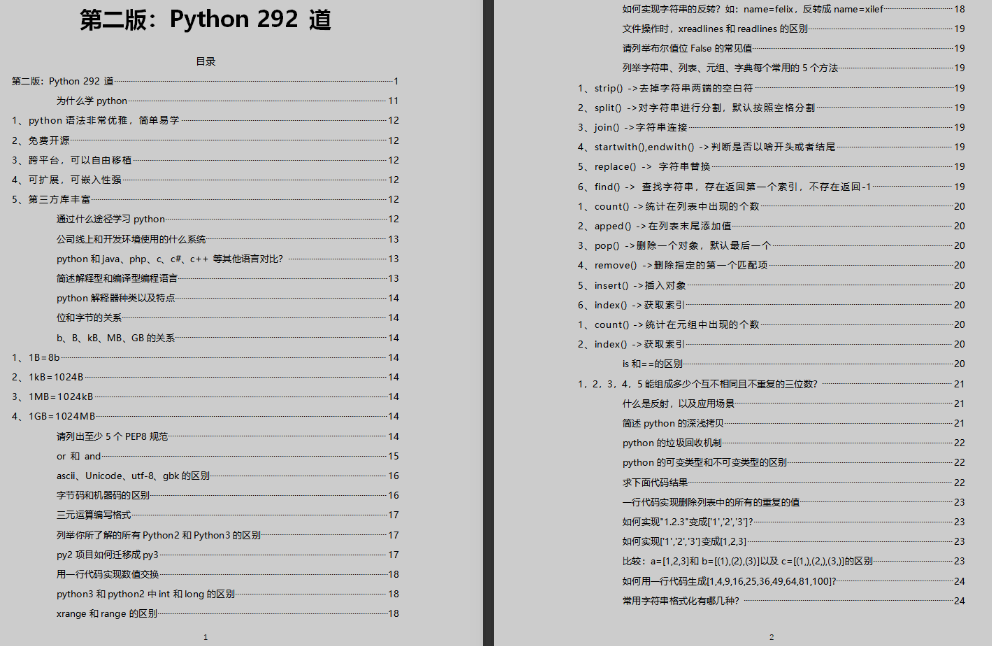 2020年5月全新版互联网大厂面试题，分类65份PDF，累计2340页