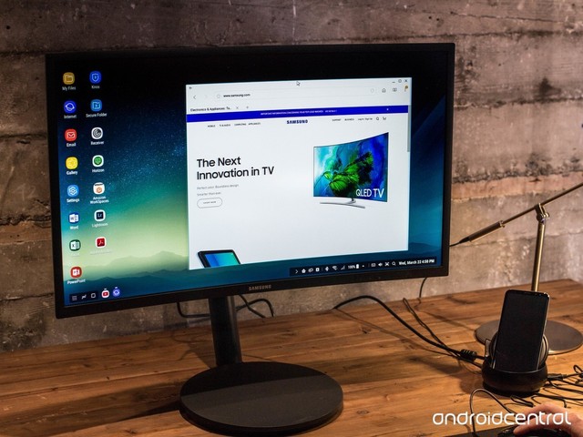 galaxy s8 android pc,【三星GALAXYS8评测】DeX套件替代PC办公环境_三星 GALAXY S8_手机评测-中关村在线...