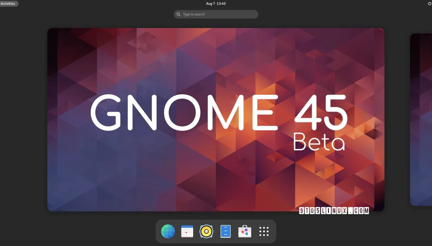 GNOME 45 Beta 发布GNOME 45 Beta 发布