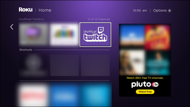 Roku Unofficial Twitch App