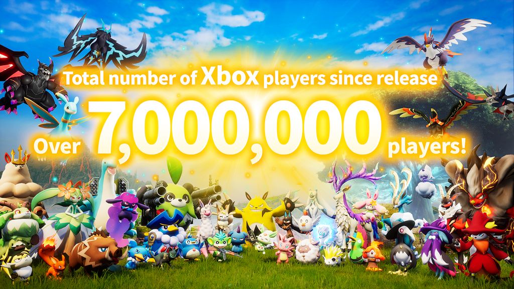 《幻兽帕鲁》爆火：玩家数量超 1900 万，成 XGP 最大第三方游戏_新浪科技_新浪网