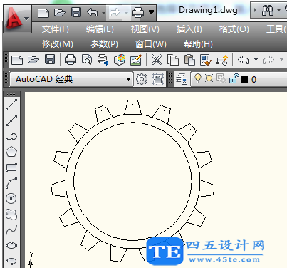 Cad怎么绘制齿轮模型? cad齿轮的画法