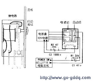 计算机关机电路,实用电脑电源关机全断电电路