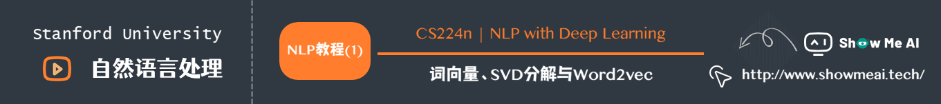 词向量、SVD分解与Word2vec