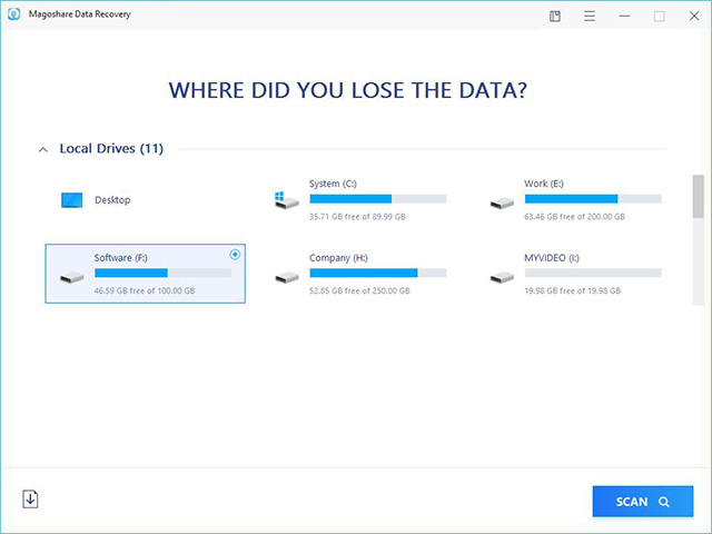 适用于 Windows 11 的 Magoshare 数据恢复