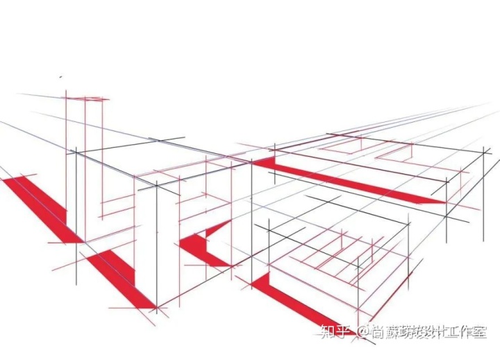 竖向分析手绘图片