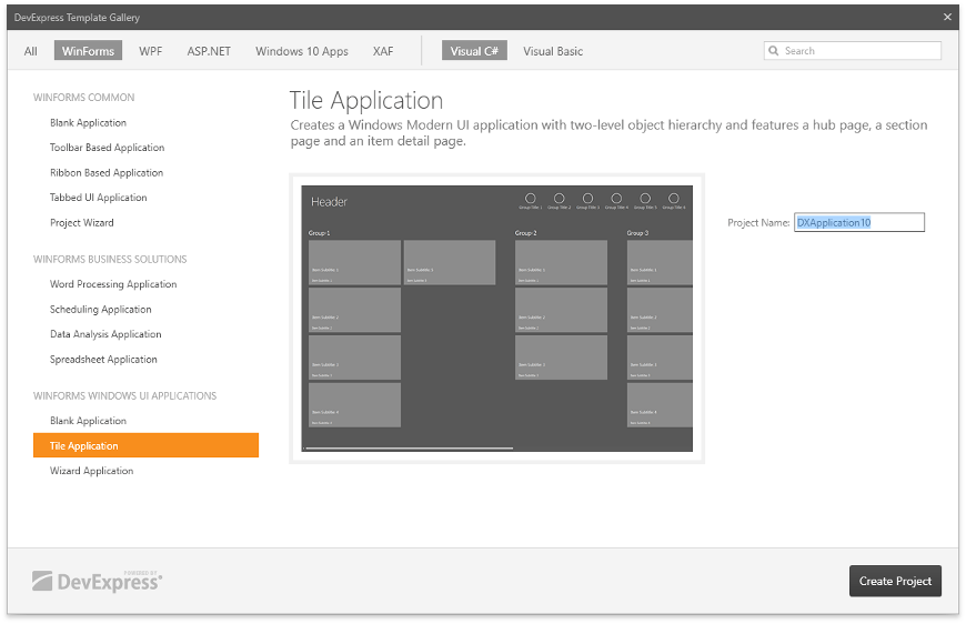 DevExpress WinForm模板库可快速创建Windows样式的应用程序界面_winform设计模板-CSDN博客