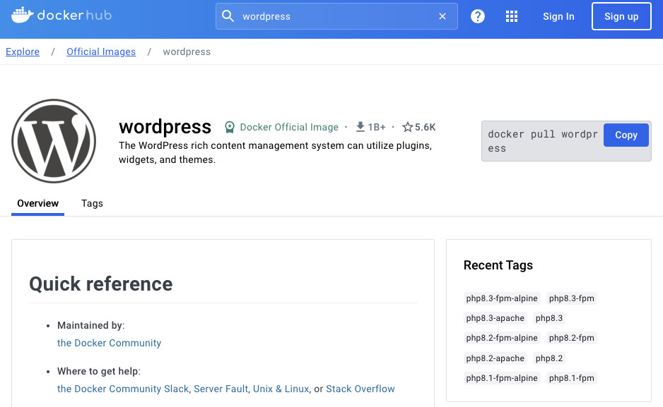 WordPress SQLite Docker 镜像封装细节