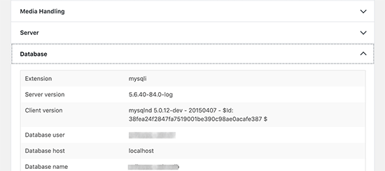 MySQL version MySQL version