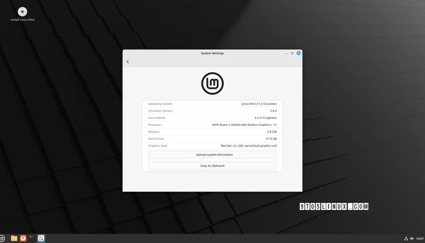 Linux Mint 21.2 “EDGE” ISO 发布