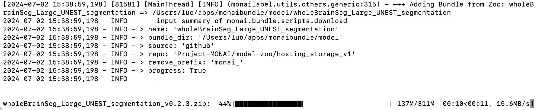 使用 Monai Bundle 和 Model Zoo 对医学影像数据进行分类-全脑133个结构分割_分类_06