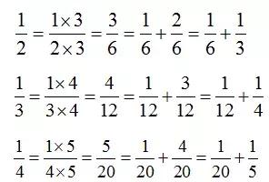 分数的拆分原理和方法 小学奥数知识点趣味学习 分数拆分 3 三符的博客 Csdn博客