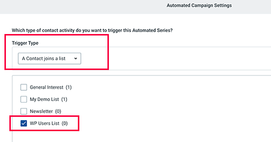 Choose when to trigger this funnel Choose when to trigger this funnel
