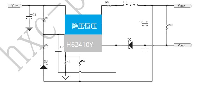 H62410Y 惠海 降压恒压芯片 仪表供电芯片 24V36V100V降3.3V5V1A