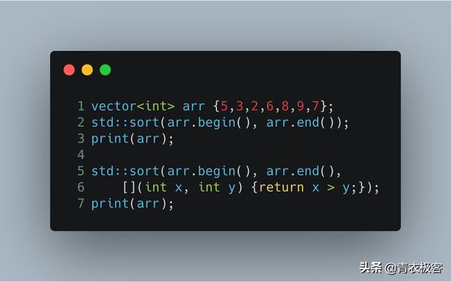 c语言sort函数从大到小排序_搞懂C++11中的匿名函数 | 第93期-CSDN博客