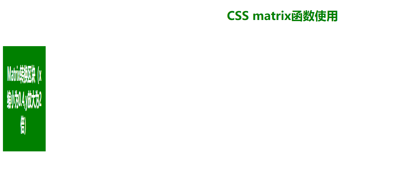 CSS函数：fit-content与matrix的使用