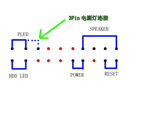 b75主板开机键接线图图片