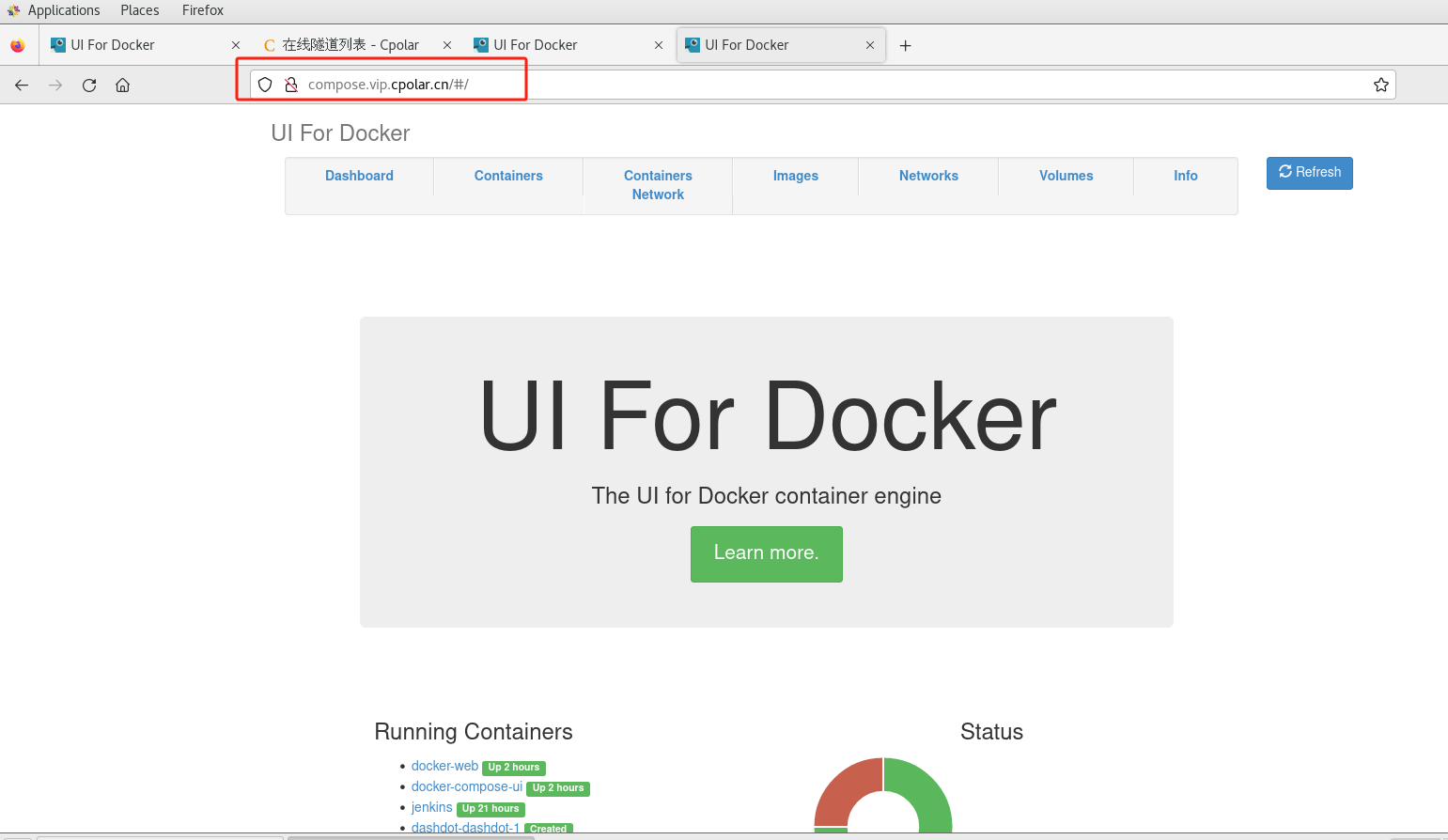 使用Docker部署Docker-Compose-Ui工具并实现公网访问