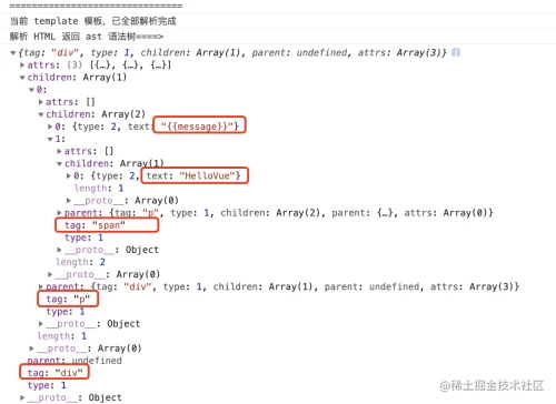 【手写 Vue2.x 源码】第十五篇 - 生成 ast 语法树 - 构造树形结构