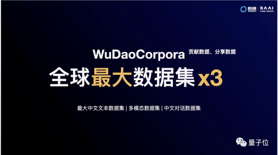 1.75万亿参数，刚刚智源发布了全球最大预训练模型“悟道2.0”