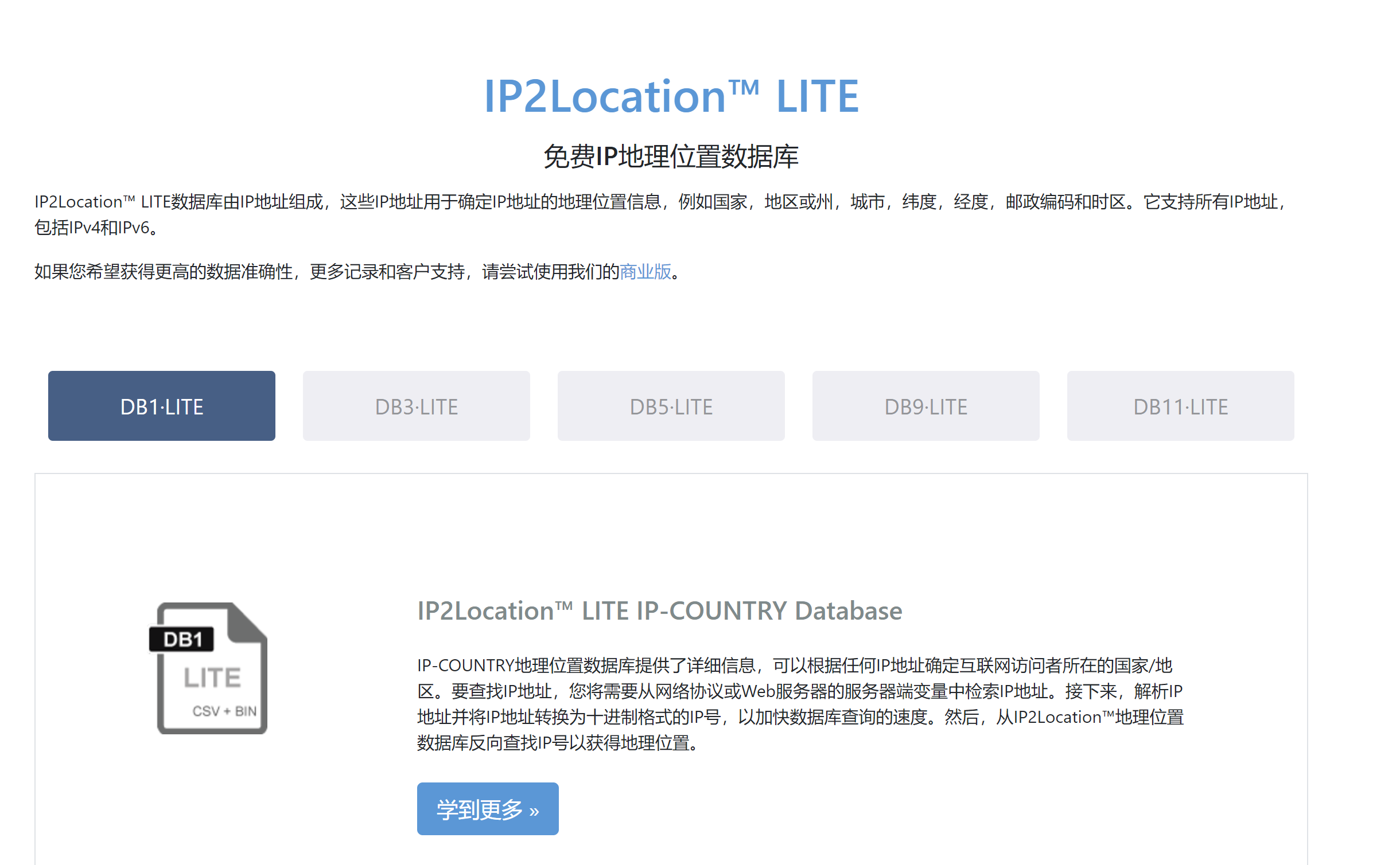 IP地址库资源整理