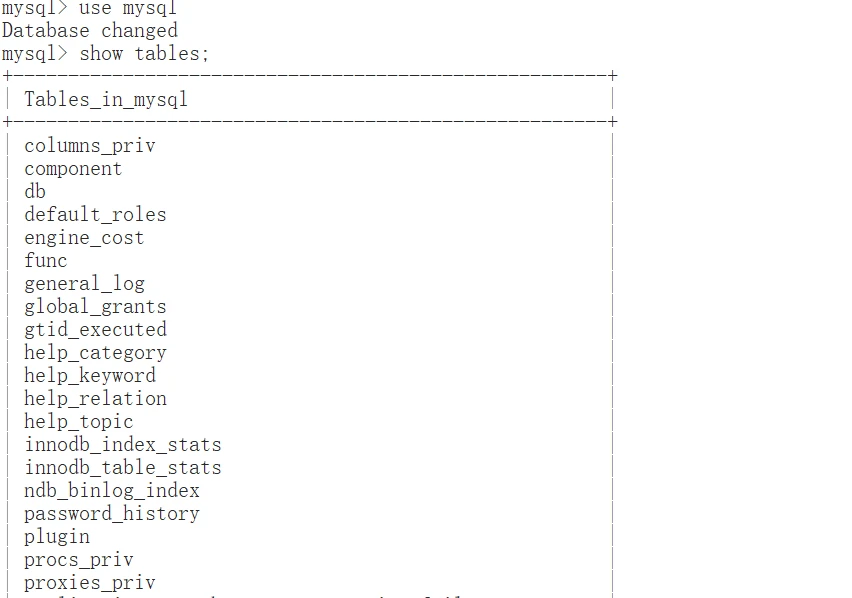 【mysql进阶】2-4. mysql 系统库