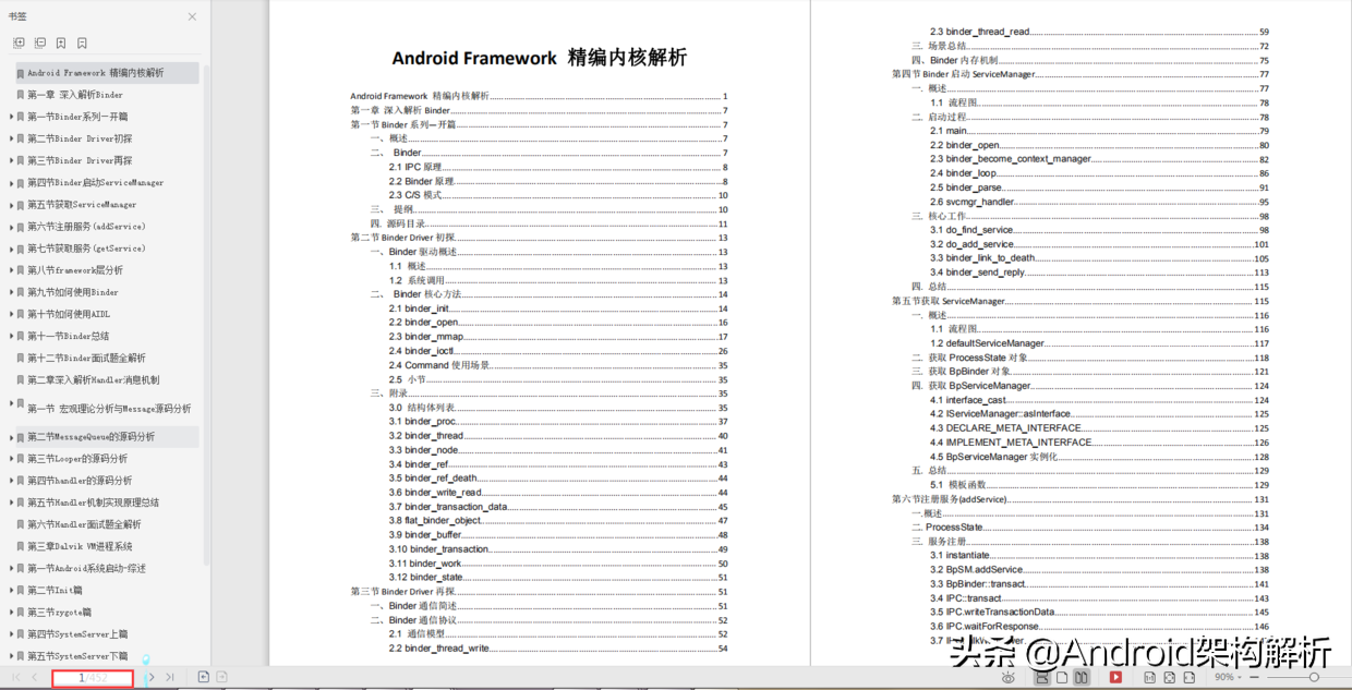 知乎千赞：字节跳动整理Android Framework笔记