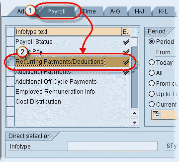 SAP Infotype: Create, Change, Copy, Delete, Overview using PA30, PA20