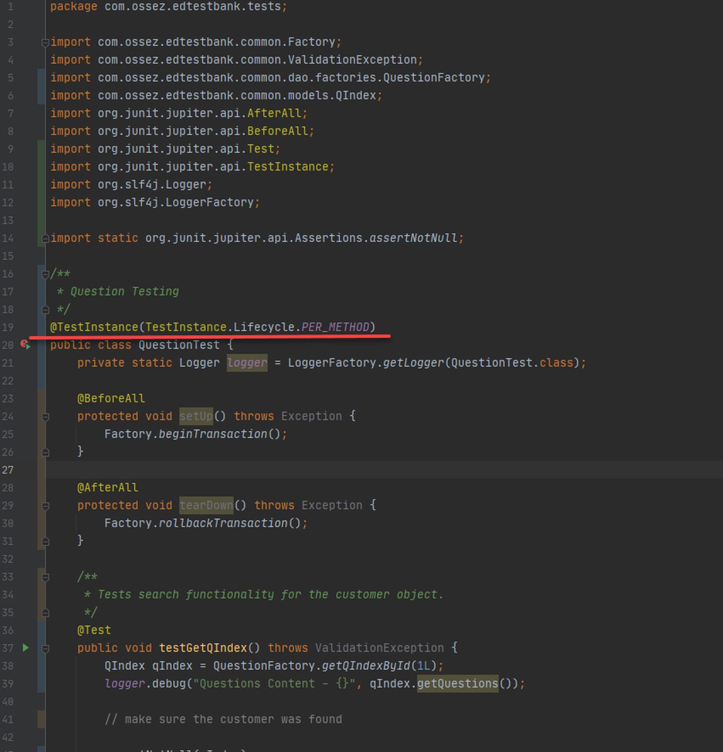 junit 测试似有方法_JUnit 5 测试问题 must be static unless the test class-CSDN博客