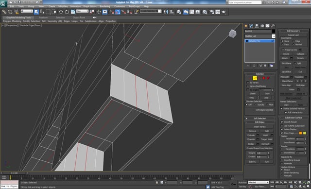 3D Studio Max モデリング チュートリアル未来的なボルトガン