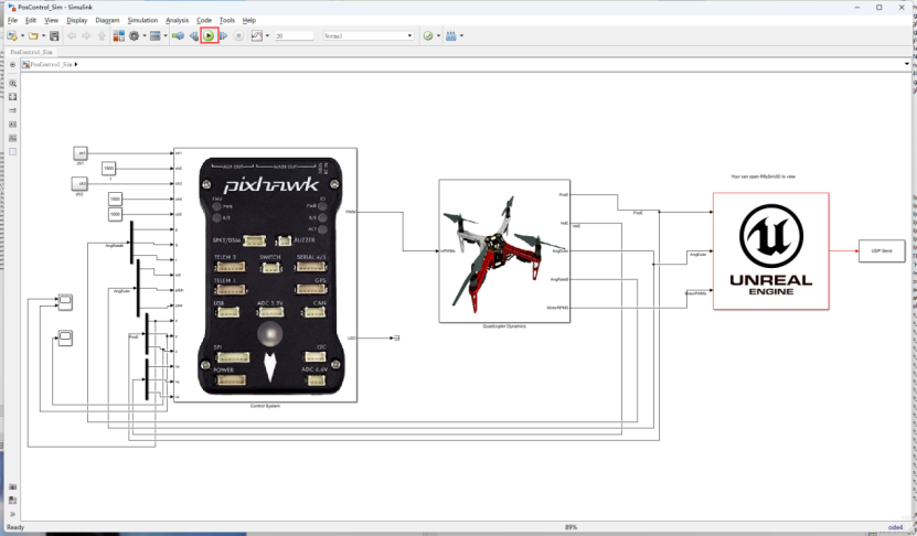 RflySim | 定点位置<span style='color:red;'>控制器</span><span style='color:red;'>设计</span>实验<span style='color:red;'>二</span>