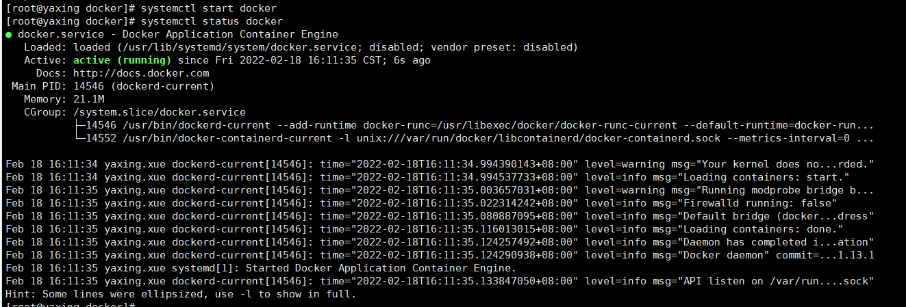 Docker container startup and exit solution - Programmer Sought