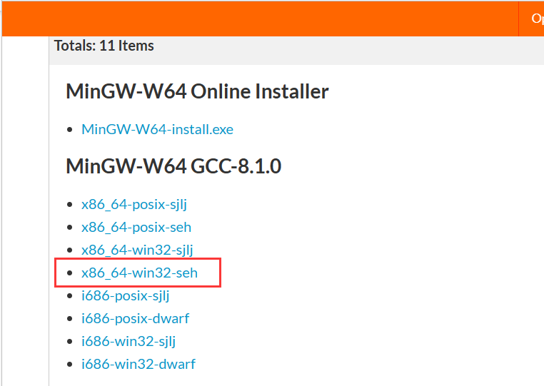 mingw-w64 installation