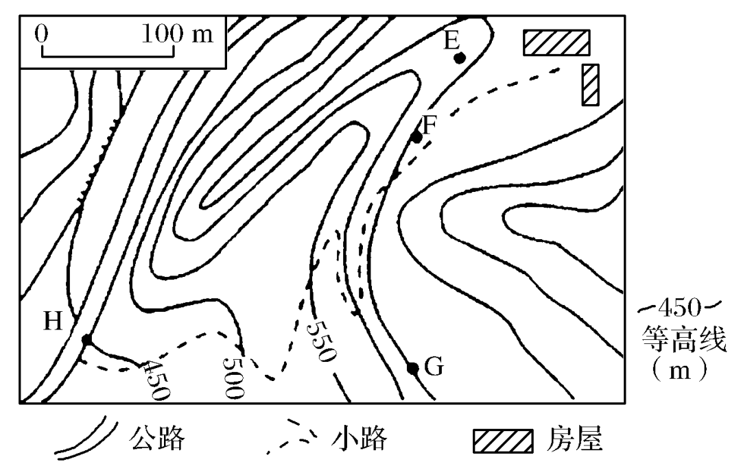 等高线地图复习专题地图等高线