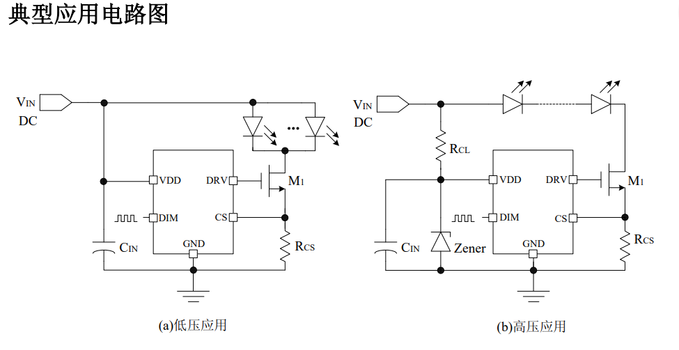 【应用】AP5153 线性降压恒流 PWM调光LED照明驱动 高压低压