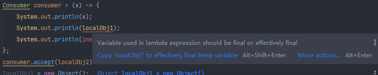 为什么JavaLambda表达式引用的局部变量需要final